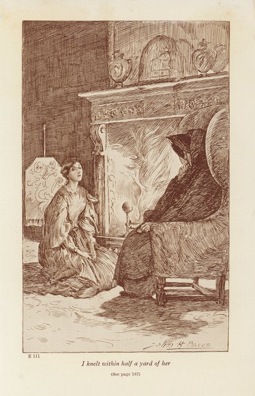 Ilustração para Jane Eyre de Charlotte Bronte (litografia) de John Henry Frederick (after) Bacon