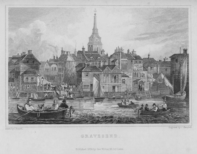 Gravesend, Kent (gravura) de John Henry Henshall