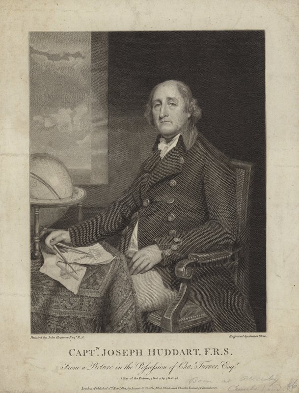 Capitão Joseph Huddart de John Hoppner