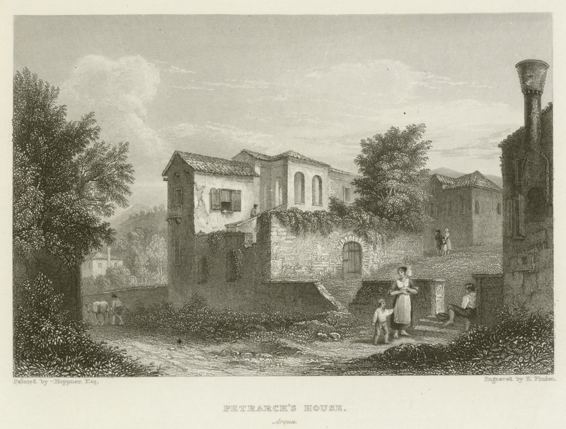 Casa Petrarca, Arqua de John Hoppner