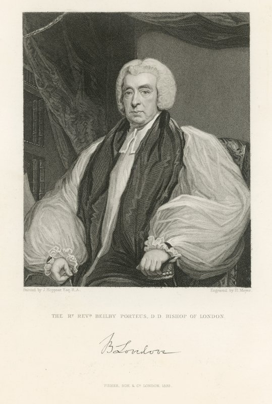 Retrato, de, beilby, porteus de John Hoppner