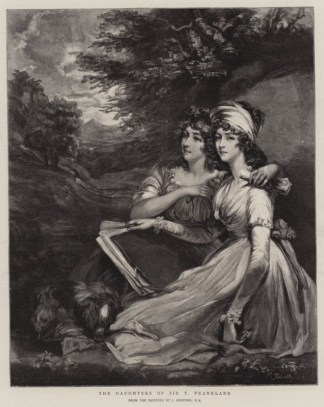 As Filhas de Sir T Frankland de John Hoppner