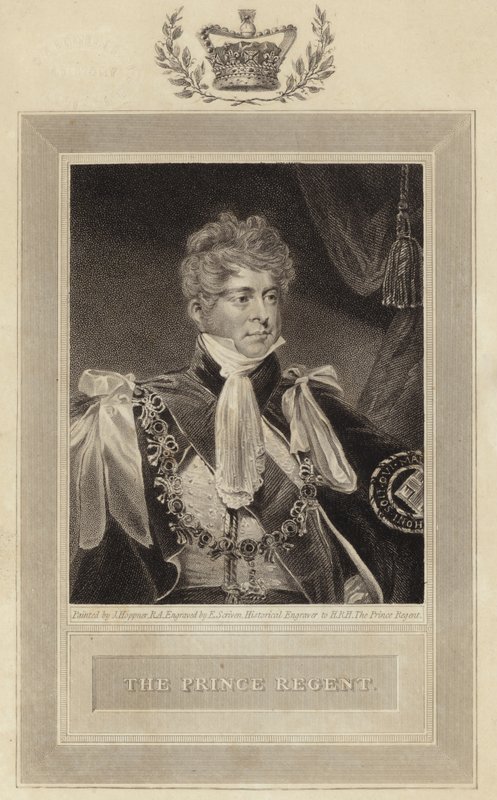 O príncipe regente, futuro George IV de John Hoppner