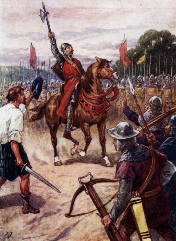 William Wallace na Batalha de Falkirk, Escócia de John Jellicoe