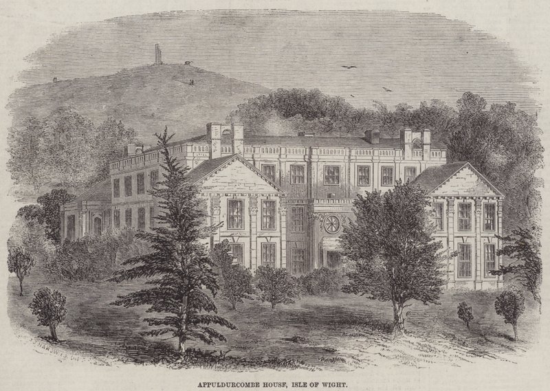 Casa Appuldurcombe, Ilha de Wight de John Jessop Hardwick