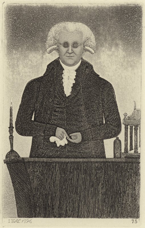 Retrato de Henry Moyes de John Kay