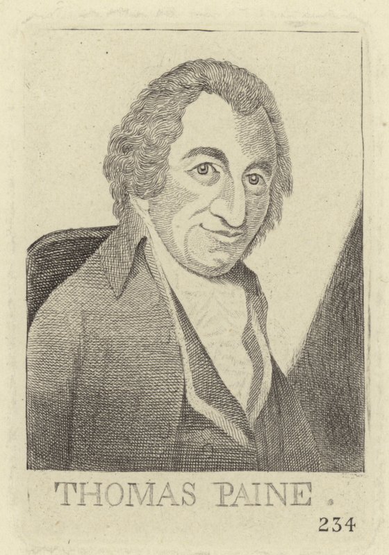 Retrato de Thomas Paine de John Kay