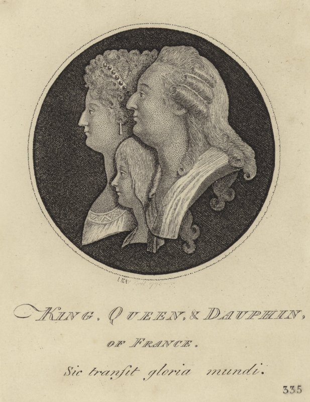 O rei, a rainha e o dauphin da França de John Kay