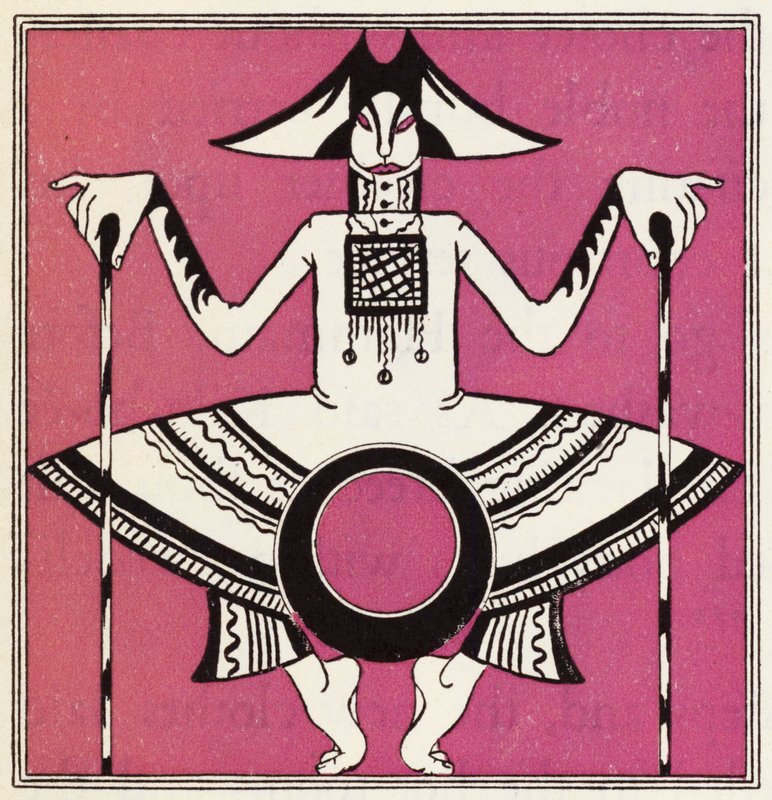 Embelezamento para A História de Aladino e a Lâmpada Maravilhosa (cor litho) de John Kettelwell