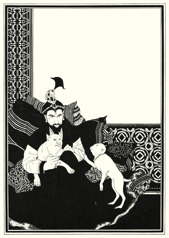 Ilustração para A História de Aladino e a Lâmpada Maravilhosa (litho) de John Kettelwell