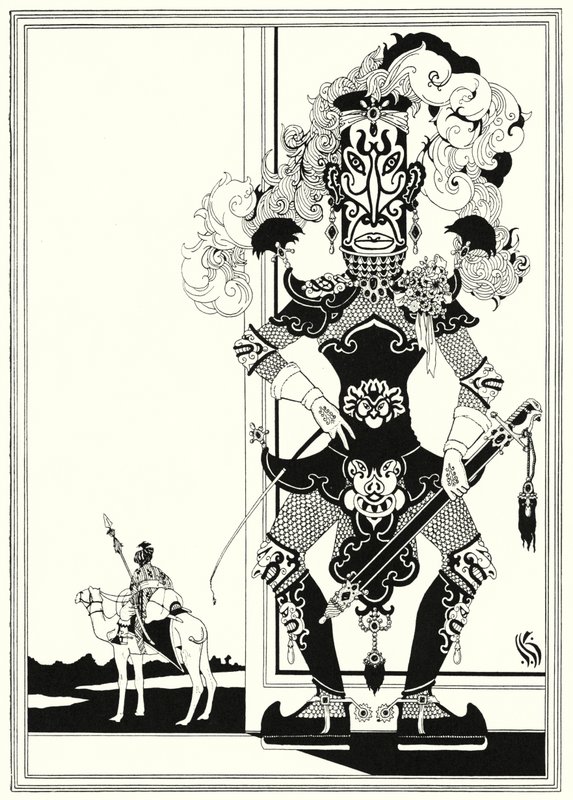 Ilustração para A História de Aladino e a Lâmpada Maravilhosa (litho) de John Kettelwell