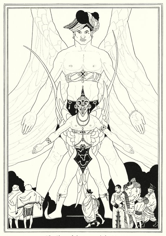 Ilustração para A História de Aladino e a Lâmpada Maravilhosa (litho) de John Kettelwell