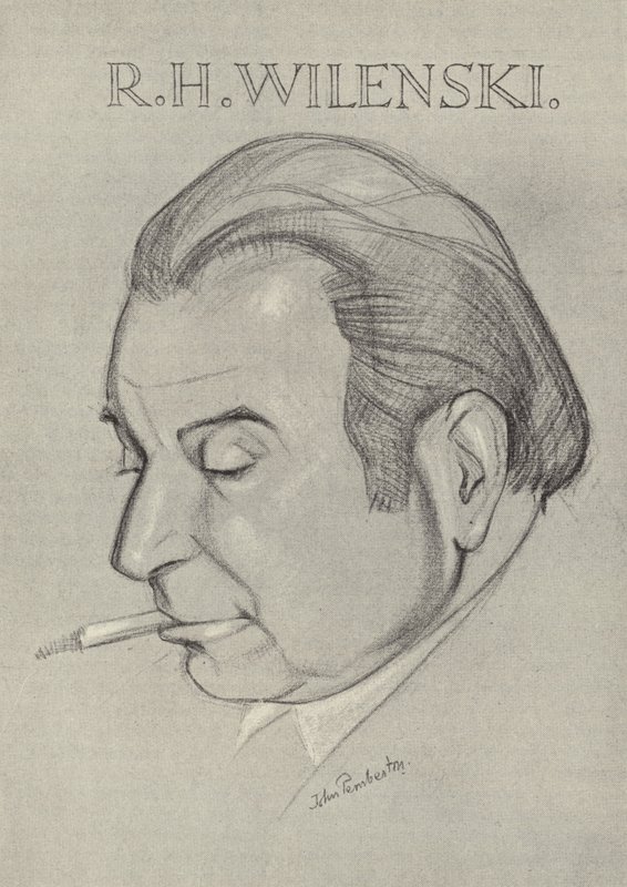 RH Wilenski, crítico de arte e escritor inglês de John L. Pemberton