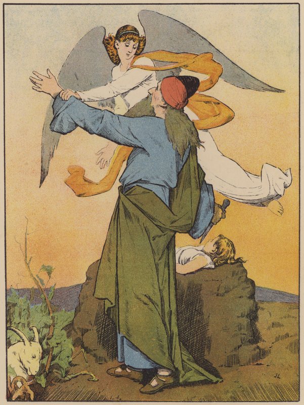 Abraão é dito para não sacrificar Isaac de John Lawson