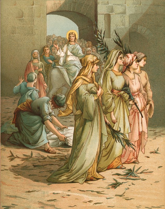 Cristo chegando em Jerusalém de John Lawson