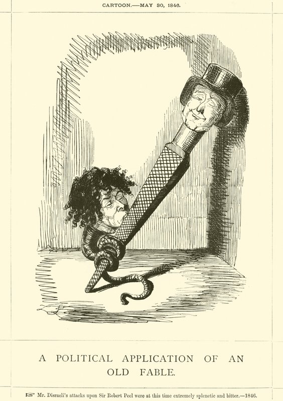 Uma aplicação política de uma fábula antiga de John Leech