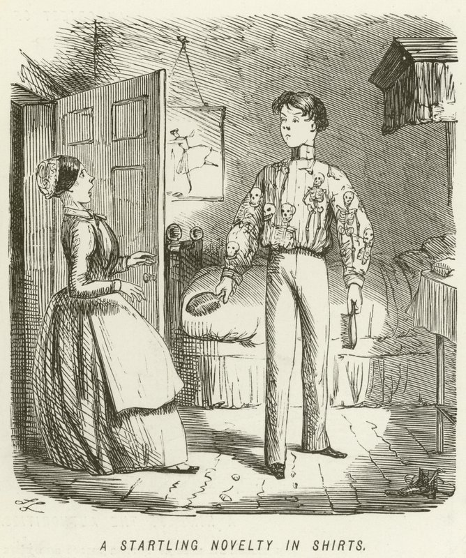 Uma novidade surpreendente em camisas de John Leech