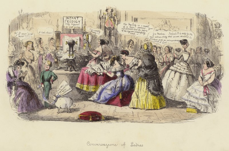 Conversa de senhoras de John Leech