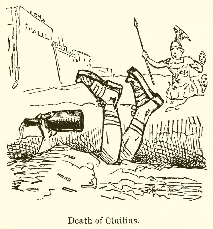 Morte de Cluilius de John Leech