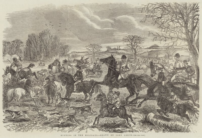 Caça nos feriados de John Leech