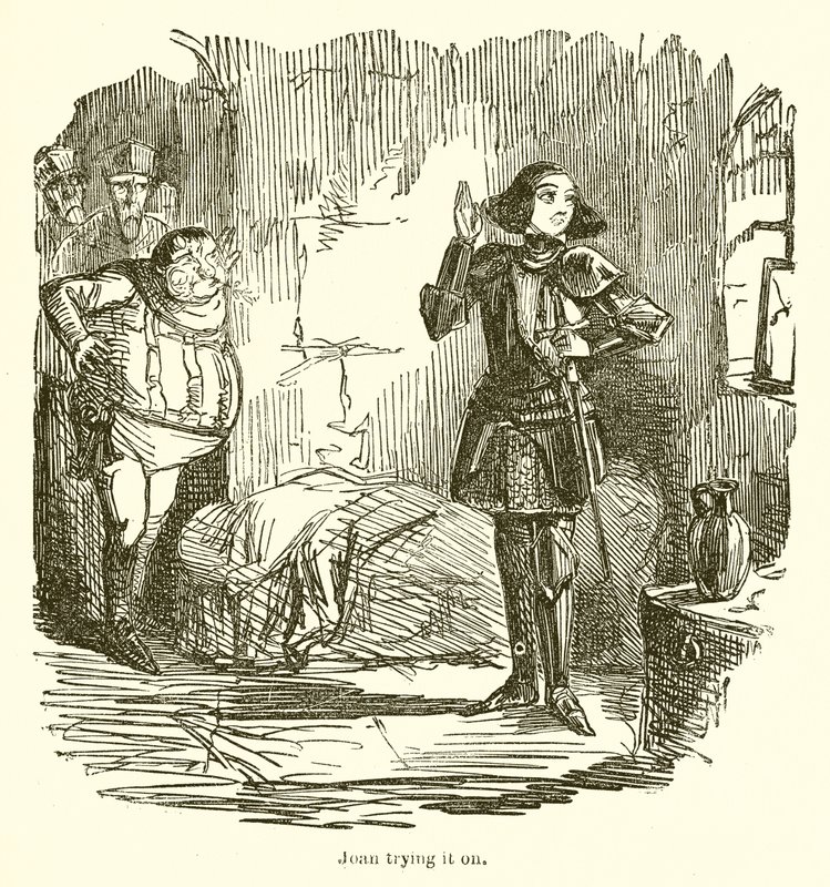 Joan experimentando de John Leech