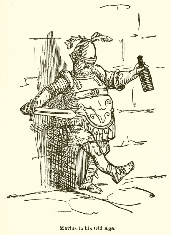 Marius em sua velhice de John Leech
