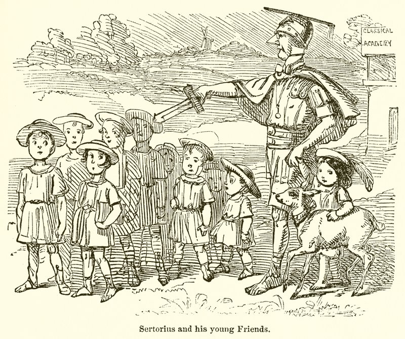 Sertório e seus jovens amigos de John Leech