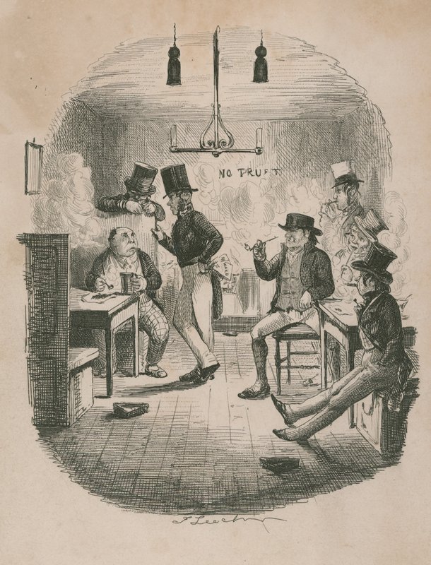 Fumar Robin de John Leech