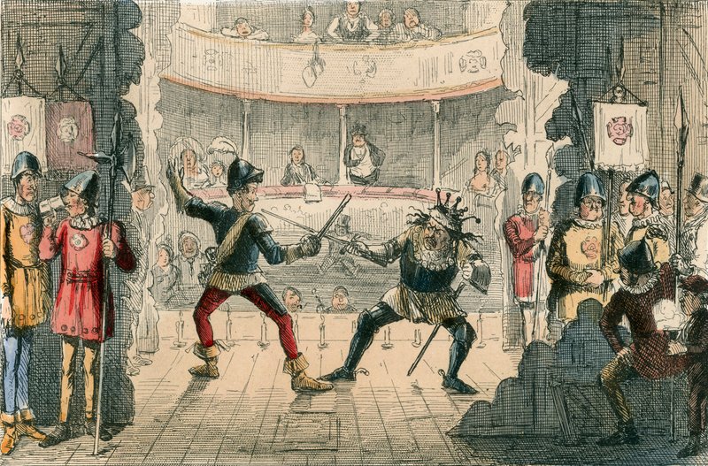 A Batalha de Bosworth, Uma cena no Grande Drama da História de John Leech