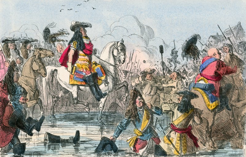 A Batalha do Boyne de John Leech