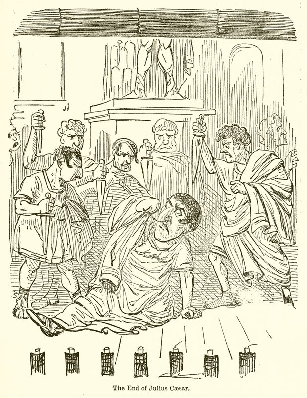 O fim de Júlio César de John Leech