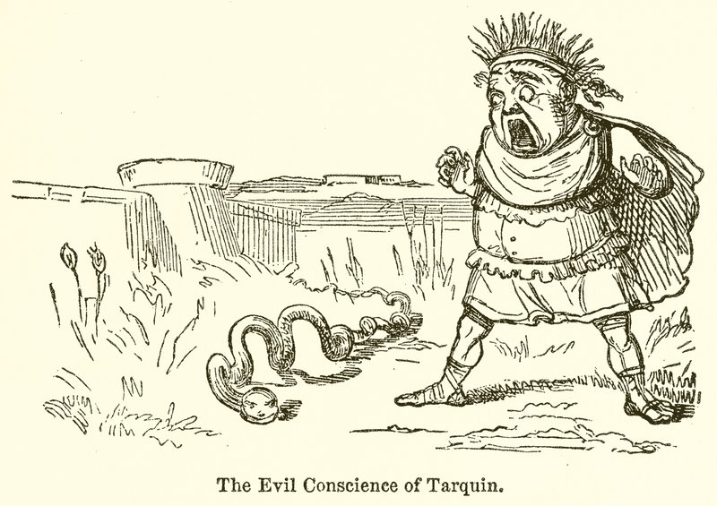A Consciência Maligna de Tarquin de John Leech
