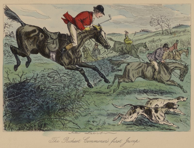 Os plebeus mais ricos primeiro saltam de John Leech