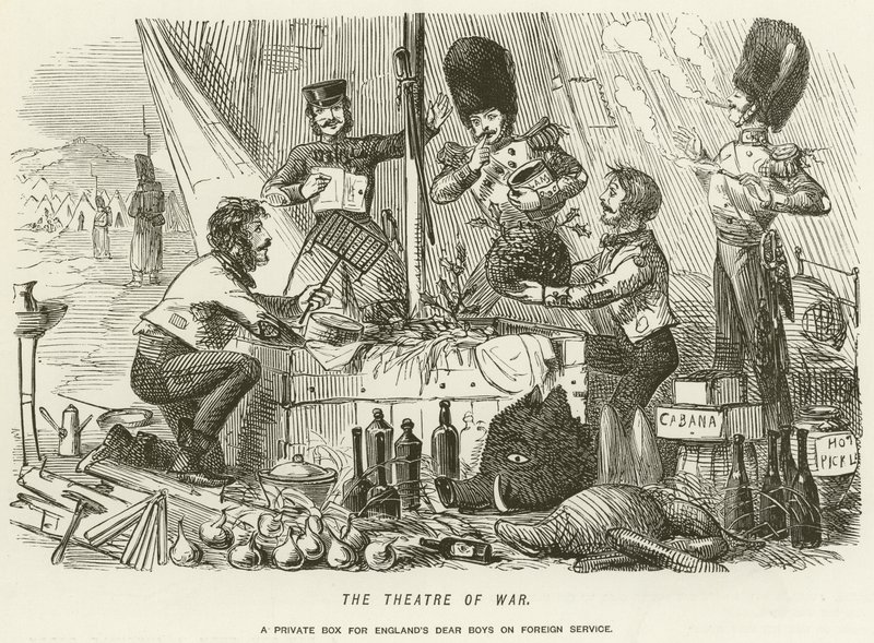 O teatro da guerra de John Leech