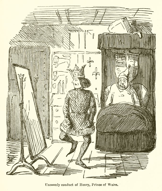 Conduta imprópria de Henrique, Príncipe de Gales de John Leech