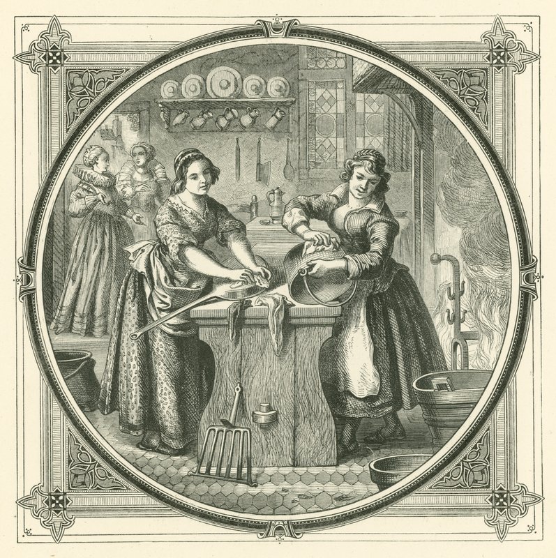 Quando os criados desleixados ficam arrumados, eles polem o fundo das panelas (gravação) de John Leighton
