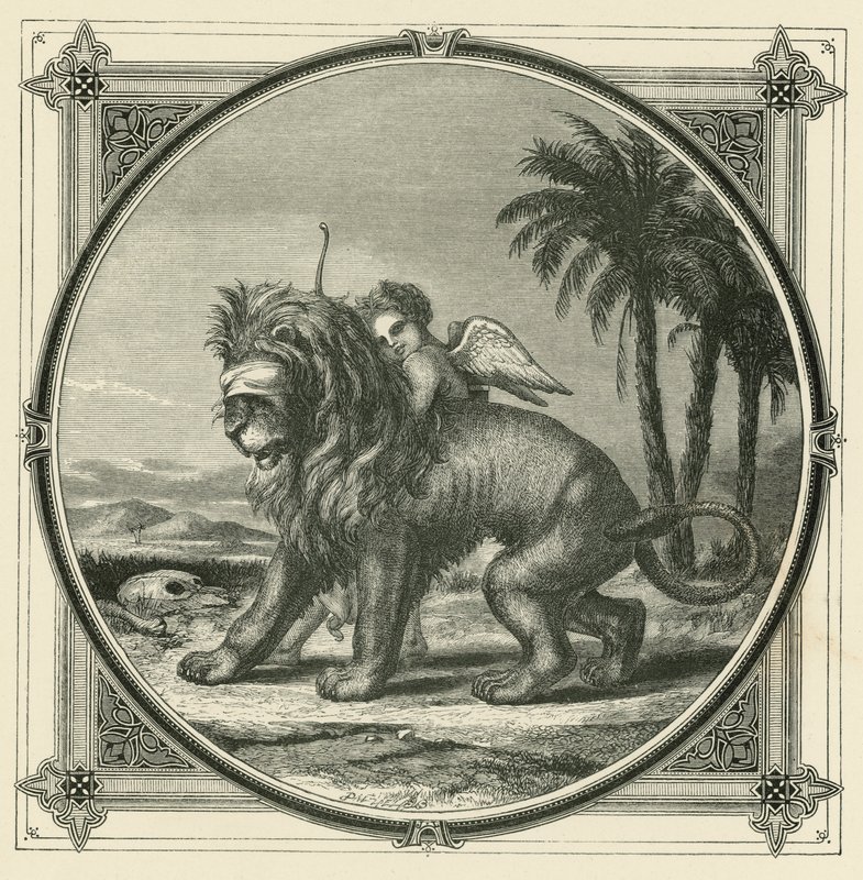 Quando os olhos são conquistados, o amor começa (gravura) de John Leighton