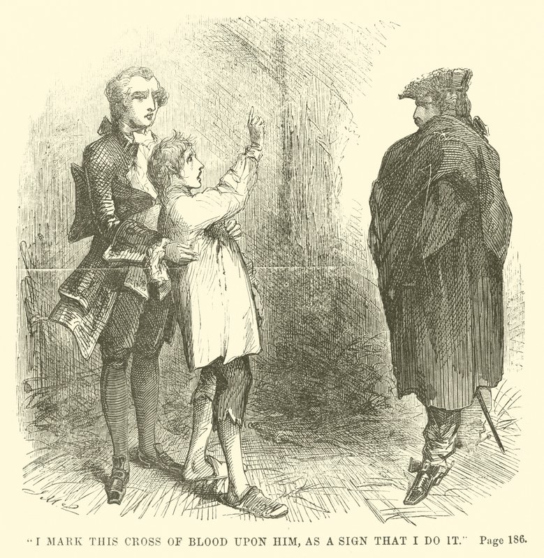 Ilustração para um conto de duas cidades por Charles Dickens de John McLenan