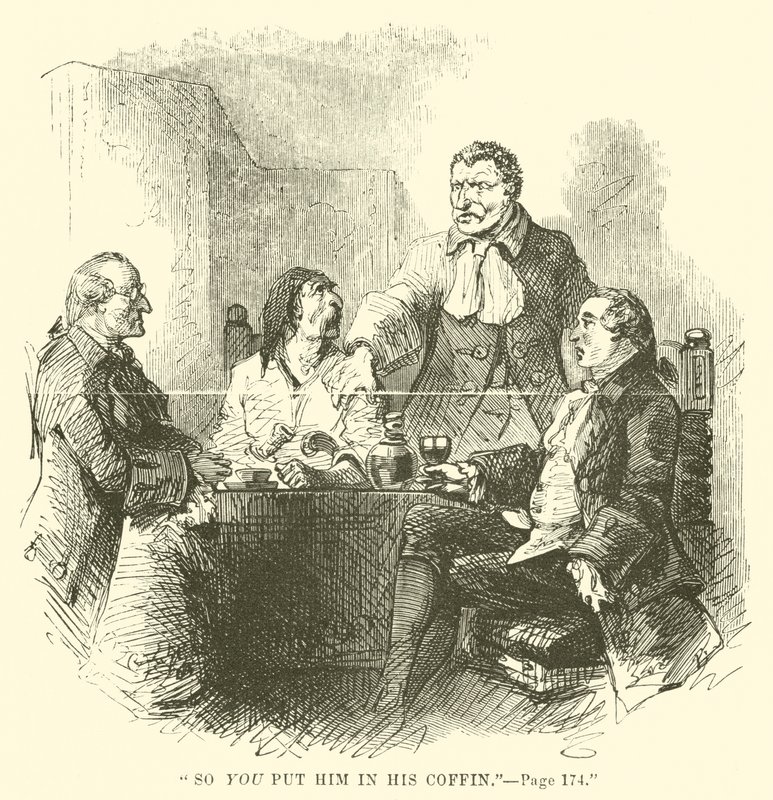 Ilustração para um conto de duas cidades por Charles Dickens de John McLenan