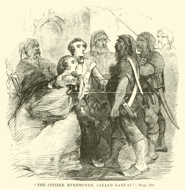 Ilustração para um conto de duas cidades por Charles Dickens de John McLenan