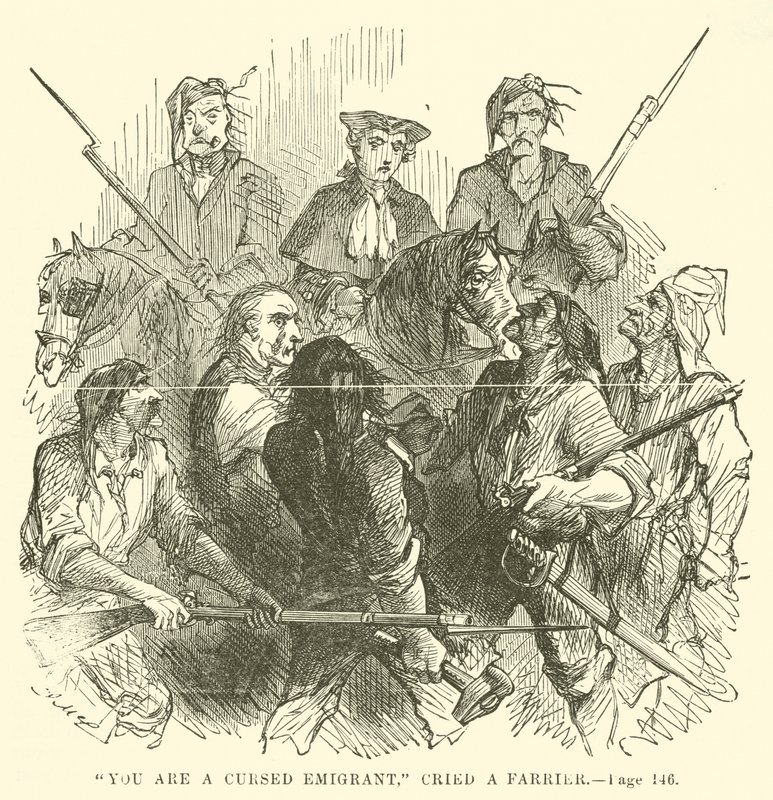 Ilustração para um conto de duas cidades por Charles Dickens de John McLenan