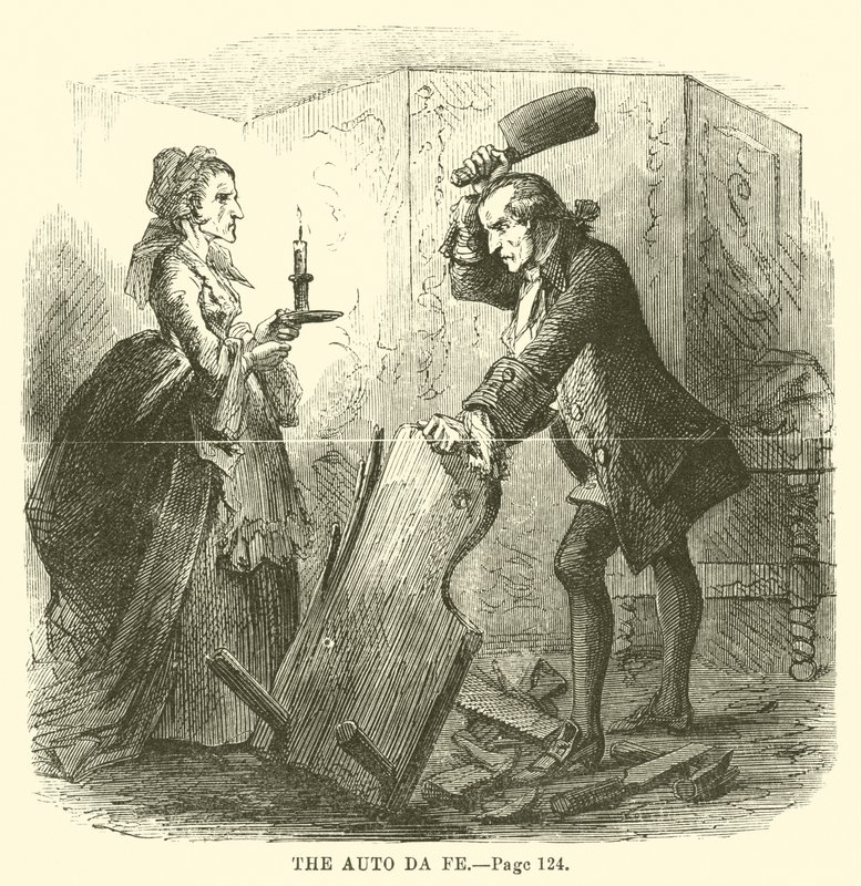 Ilustração para um conto de duas cidades por Charles Dickens de John McLenan