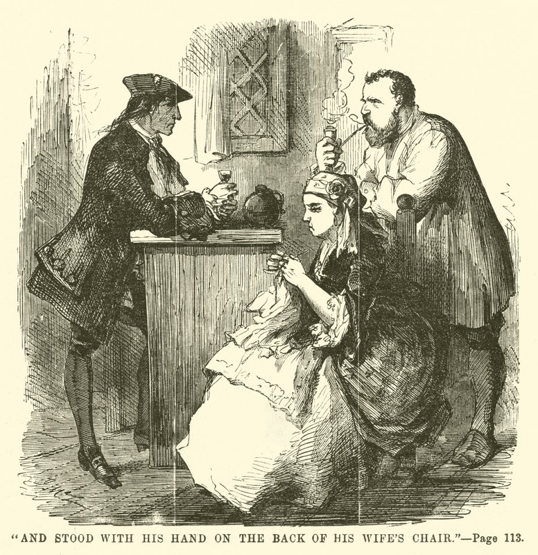 Ilustração para um conto de duas cidades por Charles Dickens de John McLenan