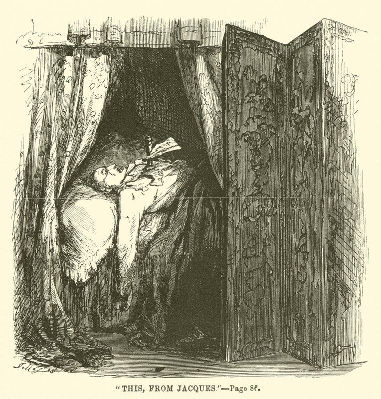 Ilustração para um conto de duas cidades por Charles Dickens de John McLenan