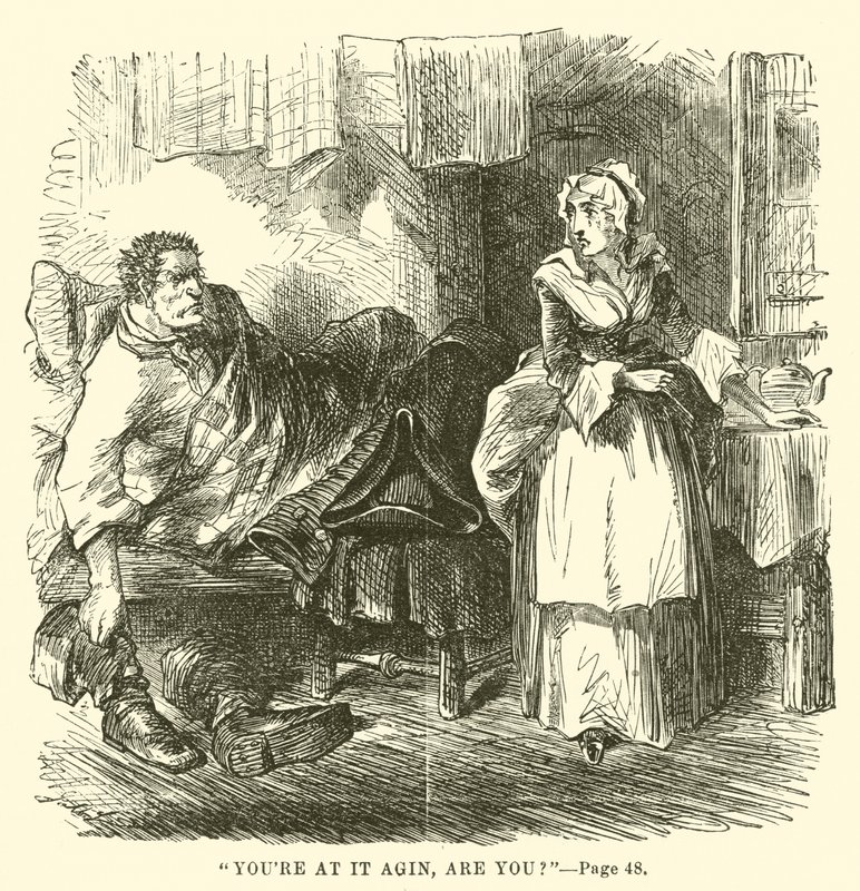 Ilustração para um conto de duas cidades por Charles Dickens de John McLenan