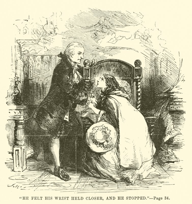Ilustração para um conto de duas cidades por Charles Dickens de John McLenan