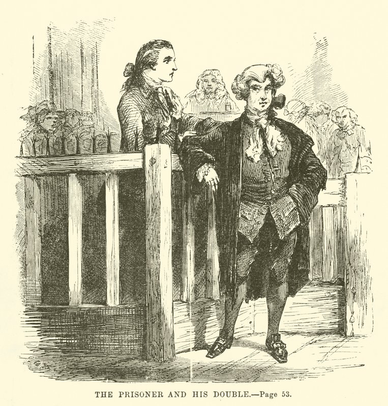 Ilustração para um conto de duas cidades por Charles Dickens de John McLenan