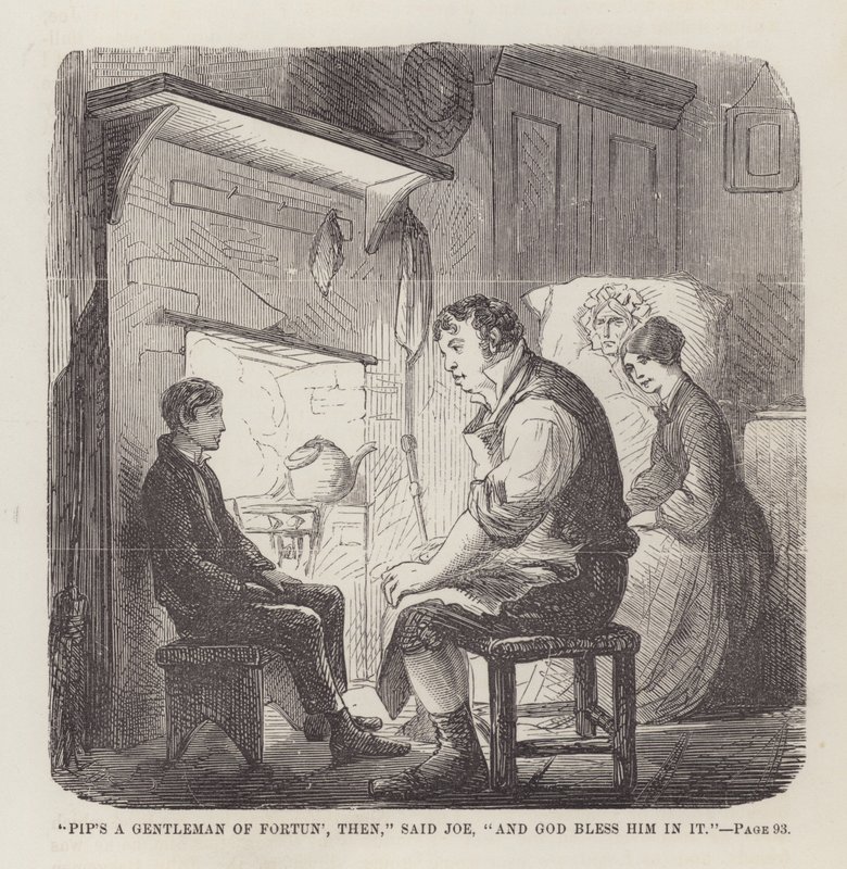 Ilustração para grandes expectativas de John McLenan