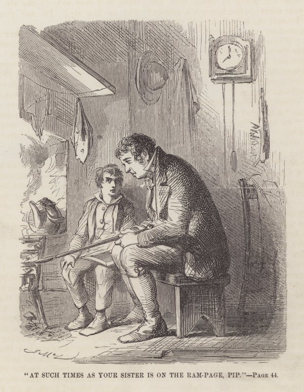 Ilustração para grandes expectativas de John McLenan