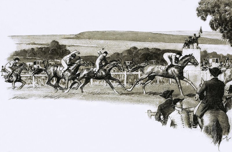 A corrida plana mais famosa da Grã-Bretanha, o Derby de John Millar Watt